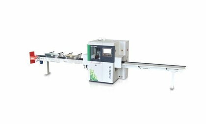 Автоматический торцовочный станок с функцией вырезки дефектов JANGJA AM8515 / EM8515