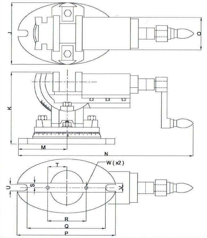 Тиски станочные 3-х осевые, прецизионные TLT/SP-50