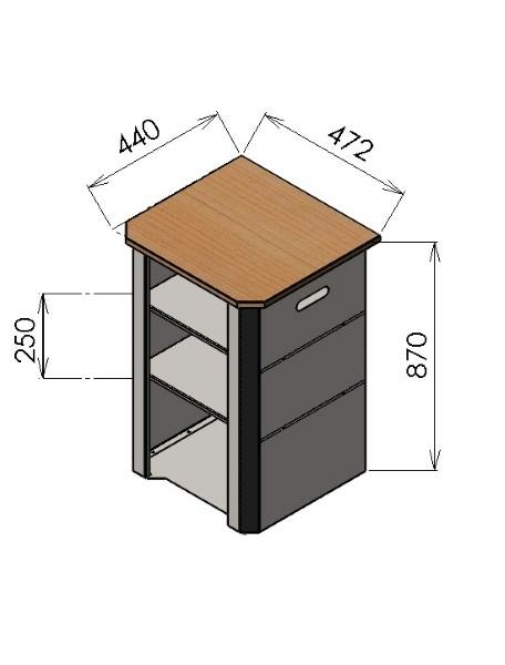 Partner PP-87L - тумба станочная par578438