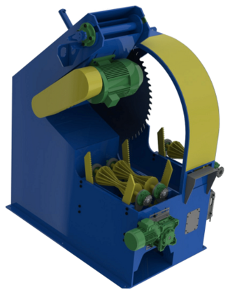 Торцовочный станок для бревен EcoWood LCC-1100 (раскряжевка)