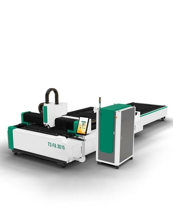 Станок лазерной резки по металлу со сменным столом FIBER TS 1530 FA 1000 Вт (сварная станина)