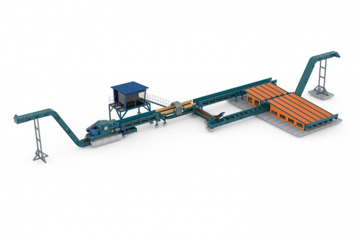 Линия измельчения горбыля и бревна CRONVER MRB 315