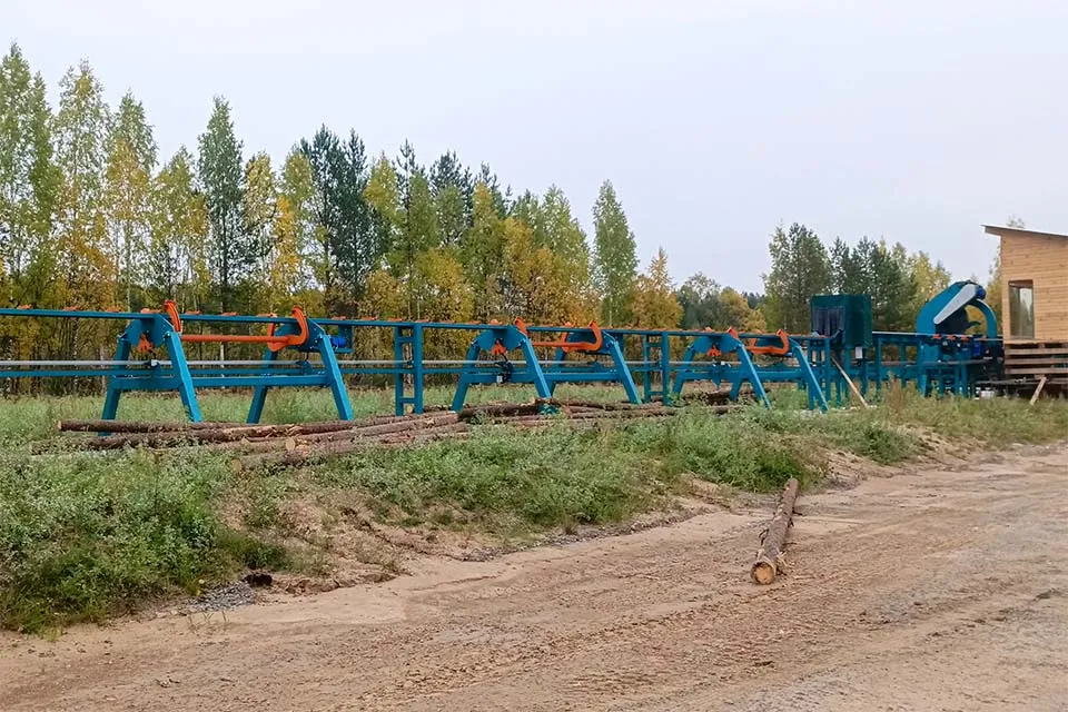 Дровокольно-сортировочная линия Cronver DRS 1250