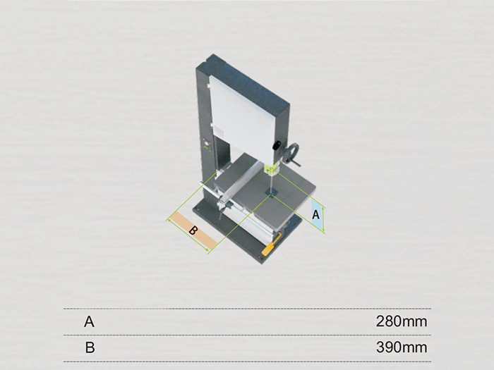Профессиональная вертикальная ленточная пила BS400B