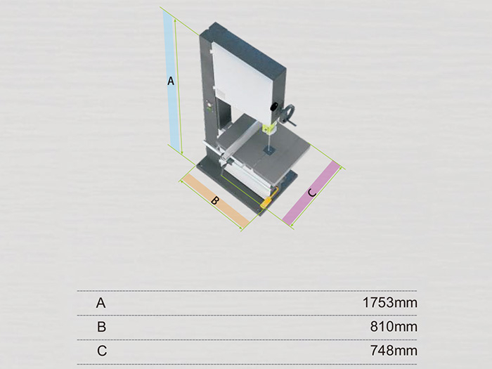 Профессиональная вертикальная ленточная пила BS400B