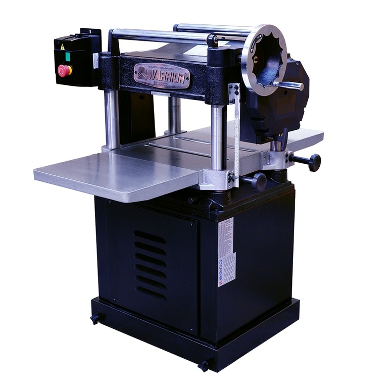 Рейсмусовый станок warrior w0204 hl 400в  ширина стола 400 мм мощность двигателя 2,2 квт вал helical