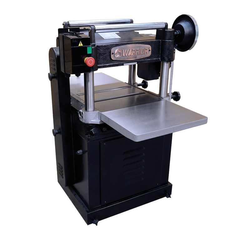 Рейсмусовый станок warrior w0204 230в  ширина стола 400 мм мощность двигателя 2,2 квт