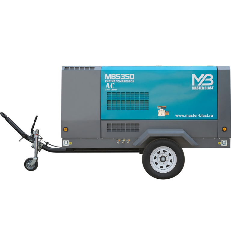 Master Blast MB-535D-12+AC винтовой дизельный компрессор