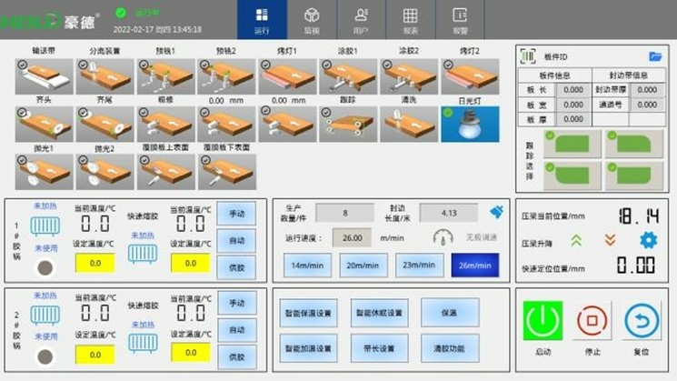 Кромкооблицовочный автоматический станок HOLD HD876J