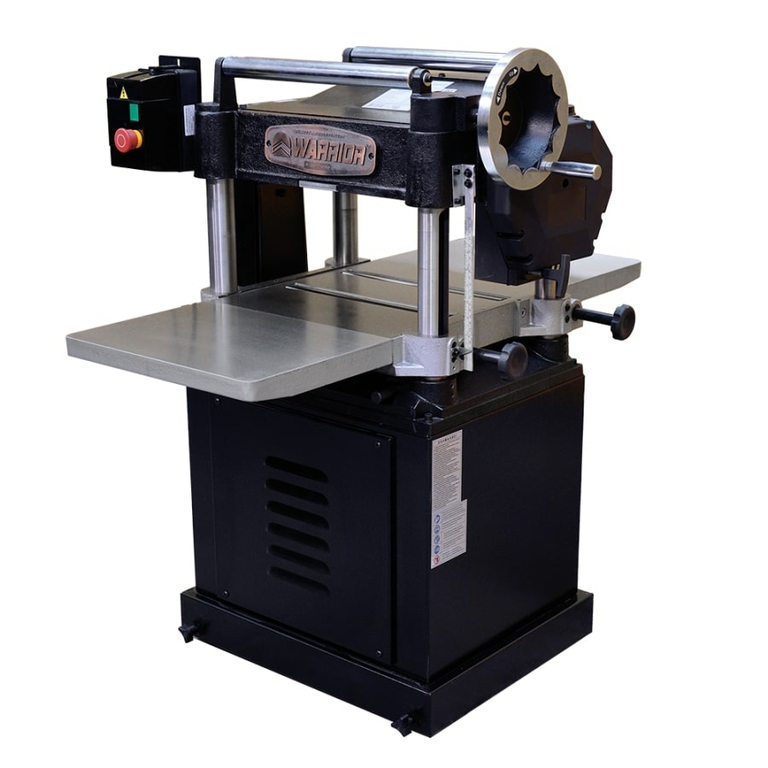 Рейсмусовый станок warrior w0204 230в  ширина стола 400 мм мощность двигателя 2,2 квт