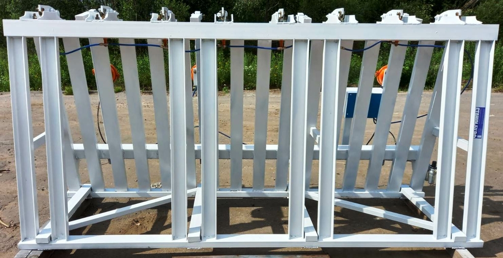 Пресс пневматический для склейки бруса б/у