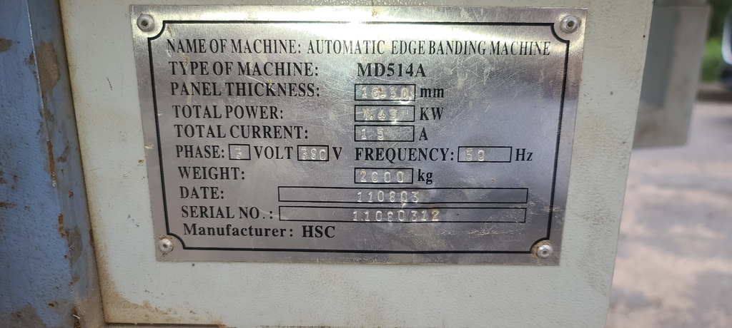 Кромкооблицовочный автоматический станок ITALMAC MIRA-6 б/у в ремонте