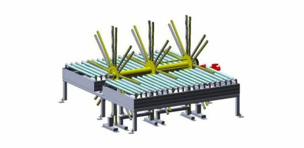 Линия каширования плитных материалов с использованием клеев-расплавов Unimak FLL-PUR