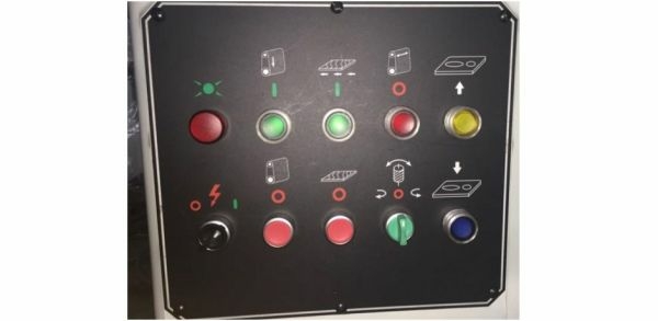 Односторонний шлифовальный станок проходного типа для криволинейных и прямолинейных брусковых деталей, мод. LIGA GB-800A