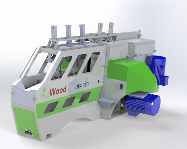 Фрезерно-пильный станок для тонкомера EcoWood UFP-260