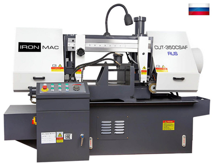 Полуавтоматический ленточнопильный станок IRONMAC CUT-350CSAF RUS