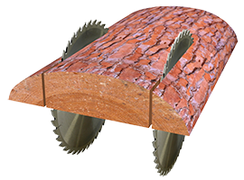 Схема обработки кромкообрезной станок ДКО-55М