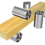 Схема строгания заготовки на 4-х стороннем станке